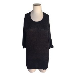 NWT Millau Oversized Batwing Sleeve Black Sweater
